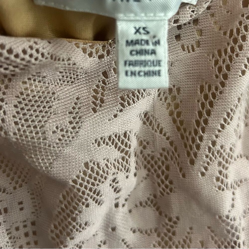 Dress the Population Leanne Pink Lace Mini Dress Women Size Small NWT Size XS - Picture 9 of 9